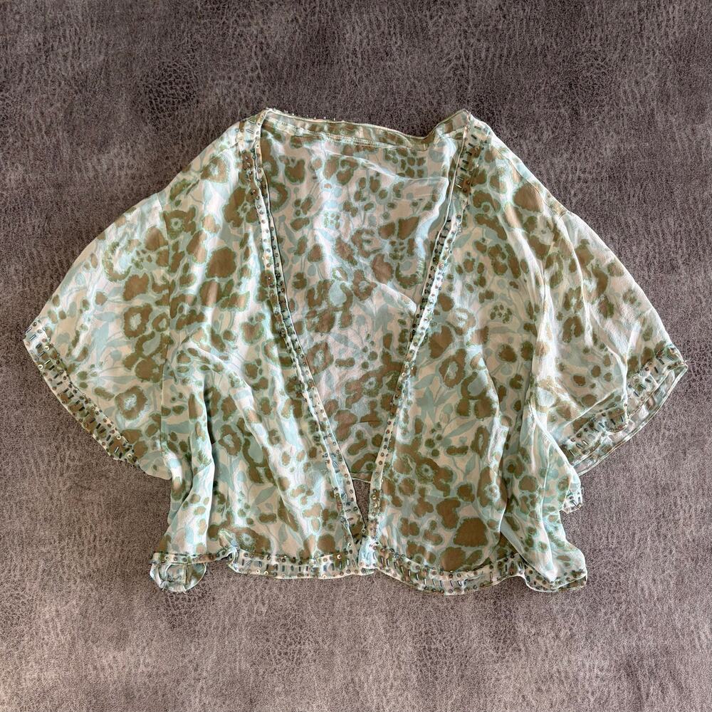Bedazzled Y2k Crop Sheer Shawl